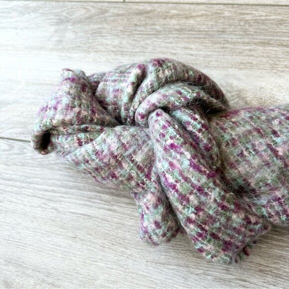 Guillaume De Mons Paris Wool Blend Scarf Made in France